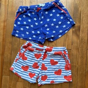 Mini Boden shorts toweling girls nine years lot